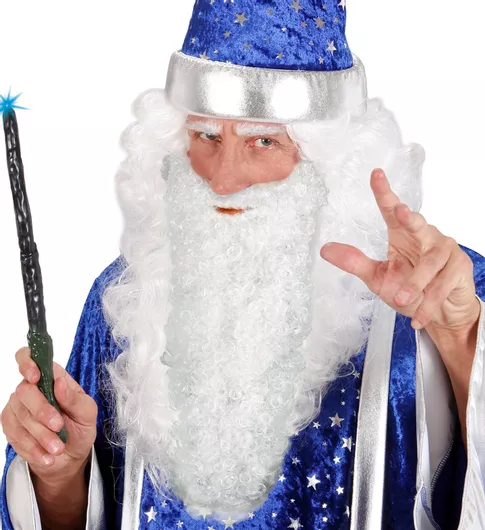 Αποκριάτικη Γενειάδα Widmann με Μουστάκι Λευκό