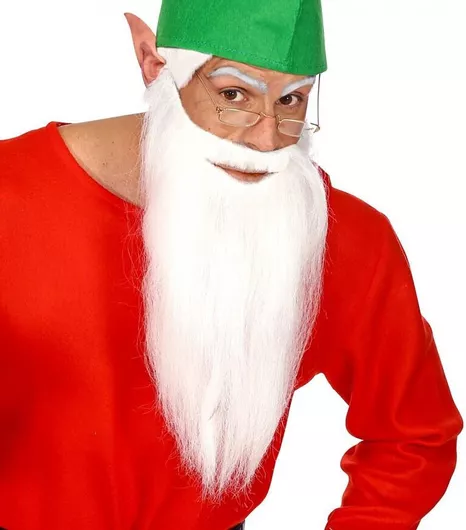 Αποκριάτικη Γενειάδα Widmann με Μουστάκι Λευκό