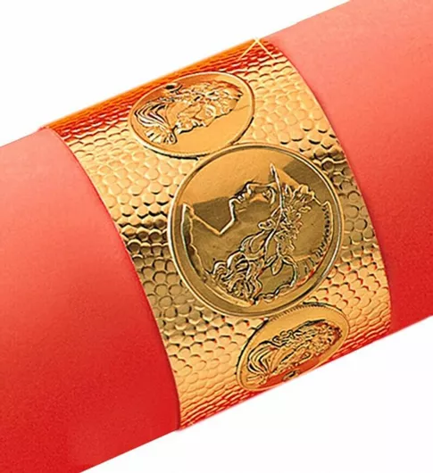 Αποκριάτικο Βραχιόλι Widmann Αρχαίο Χρυσό