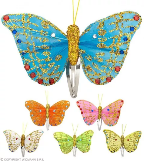 Αποκριάτικο Κλιπ Μαλλιών Widmann Σετ 1τμχ Τυχαίας Επιλογής Χρώματος