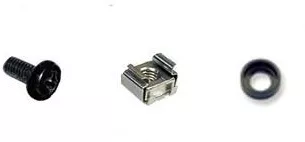 Βίδα Μ6 / Πλαστική Ροδέλα / Παξιμάδι για Racks Central 80-84-434 / C-P