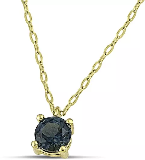 Γυναικείο Κολιέ Themelidis Jewels από Χρυσό 14Κ με Ζιργκόν