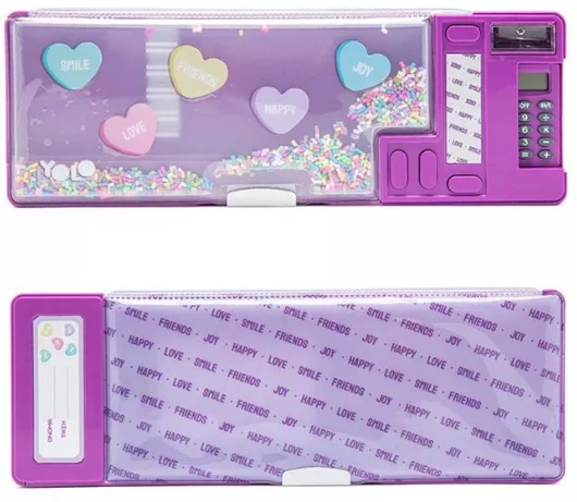Παιδική Ρετρό Κασετίνα Κομπιουτεράκι Hearts Sprinkles 26x9x3cm Yolo