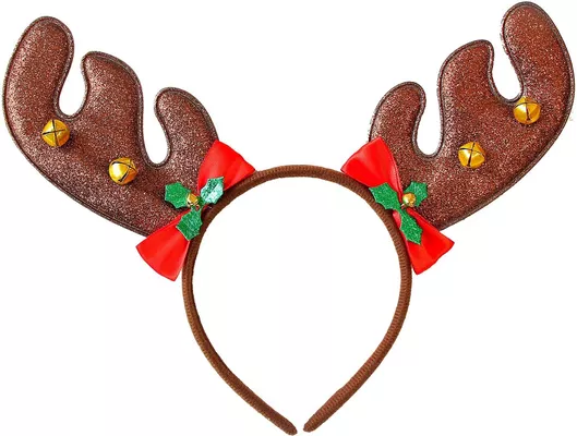 Χριστουγγεντιάτικη Στέκα Widmann Αυτιά Ταράνδου με Κουδούνια Πολύχρωμο