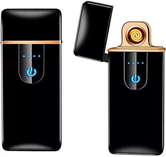 Αναπτήρας Ηλεκτρικός Αντιανεμικός Μαύρο