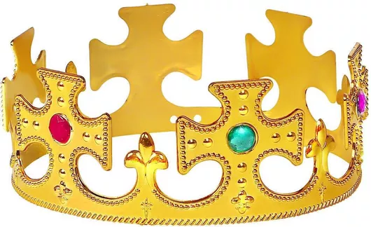 Αποκριάτικη Κορώνα Widmann με Πετρώματα Χρυσό