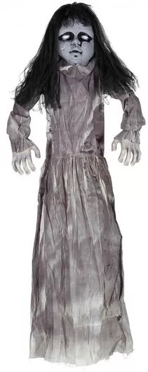 Αποκριάτικο Διακοσμητικό Widmann Halloween Dead Doll 122cm Γκρι