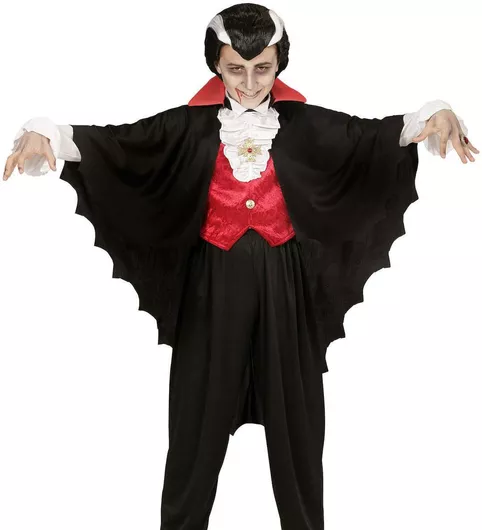 Αποκριάτικο Κάπα Widmann Βαμπίρ Παιδική Μαύρο