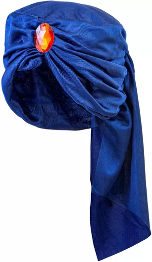 Αποκριάτικο Καπέλο Widmann Τουρμπάνι με Πετράδι Μπλε
