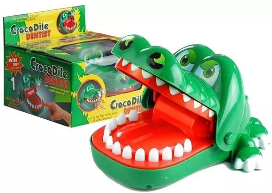 Επιτραπέζιο Παιχνίδι Κροκόδειλος Οδοντίατρος για 1-6 Παίκτες 4+ Ετών (EN)