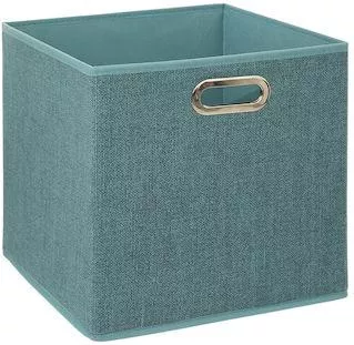Κουτί Αποθήκευσης Υφασμάτινο με Καπάκι 31x31x31.5cm Πράσινο