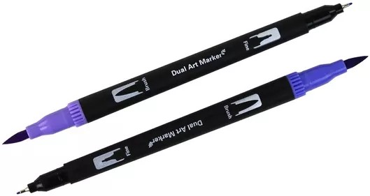 Μαρκαδόροι Ζωγραφικής Επαγγελματικοί Σετ 120τμχ με Διπλή Μύτη Πολύχρωμοι