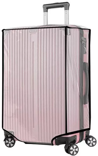 Πλαστικό Κάλυμμα Προστασίας Βαλίτσας Διάφανο για Μεσαίες L Αποσκευές 67x52x33cm