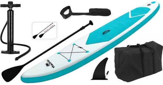 Σανίδα SUP Waikiki Φουσκωτή με Εξοπλισμό & Τσάντα Μεταφοράς 3.2m