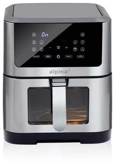 Φριτέζα Αέρος Alpina Airfryer XXL 8lt Ασημί