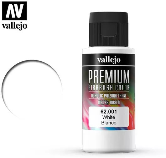 Χρώμα Αερογράφου Vallejo Premium 60ml Λευκό