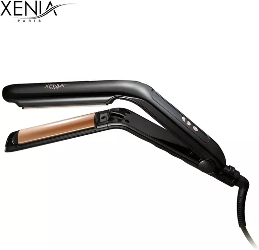 Ψαλίδι Mαλλιών Xenia Paris Επαγγελματικό για Ίσιωμα & Μπούκλες Μαύρο