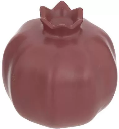 Γούρι Ρόδι Επιτραπέζιο Κεραμικό 13x13cm Σκούρο Ροζ