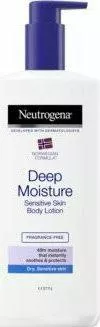 Neutrogena Deep Moisture Sensitive Skin Ενυδατική Lotion Σώματος για Ξηρές & Ευαίσθητες Επιδερμίδες 400ml