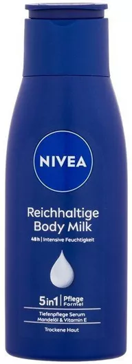 Nivea Milk Rich Nourishing Ενυδατική Lotion Σώματος για Όλες τις Επιδερμίδες 75ml