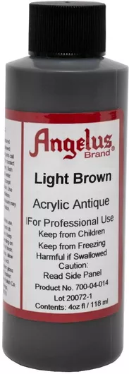 Χρώμα Μοντελισμού Angelus Acrylic Antique Finish 118ml Light Brown