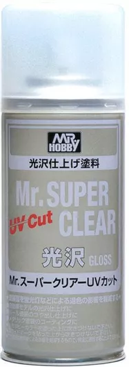 Χρώμα Μοντελισμού Mr Hobby Super Clear UV Cut Gloss Spray 170ml Διάφανο