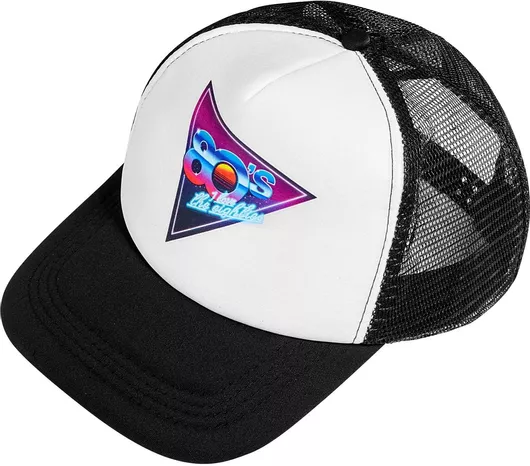 Αποκριάτικο Καπέλο Widmann 80s Fashion Λευκό