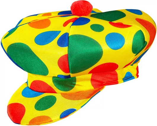 Αποκριάτικο Καπέλο Widmann Clown Πουά Κίτρινο