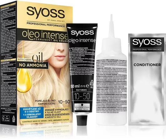 Syoss Oleo Intense Βαφή Μαλλιών Χωρίς Αμμωνία 10-50 Κατάξανθο Σαντρε 50ml