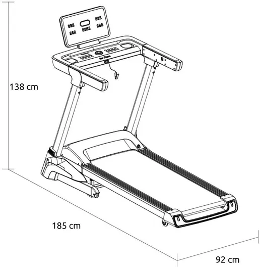 Διάδρομος Γυμναστικής Protred X Line 324680955 MR‑955 Ηλεκτρικός 3.0HP