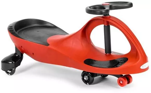 Τρίκυκλο Αυτοκινητάκι Ecotoys YM-SW-1 RED με Τιμόνι & Τροχούς LED Παιδικό