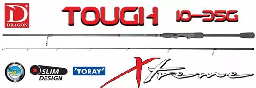 Καλάμι Ψαρέματος Dragon X-treme Tough Δίσπαστο για Spinning 2.13m