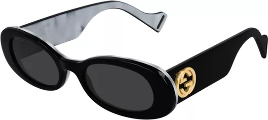 Γυναικεία Γυαλιά Ηλίου Gucci GG0517S με Κοκκάλινο Σκελετό Μαύρο / Χρυσό