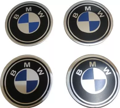 Αυτοκόλλητα για Κέντρο Ζάντας BMW 68mm Σετ 4τμχ