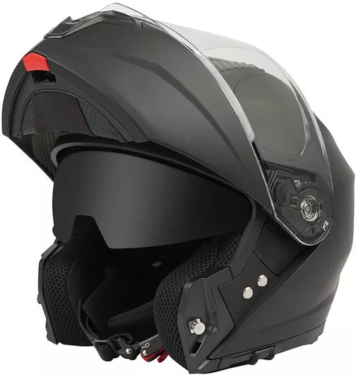 Κράνος Μηχανής SPD 966 Flip-Up 1600gr S Matte Μαύρο