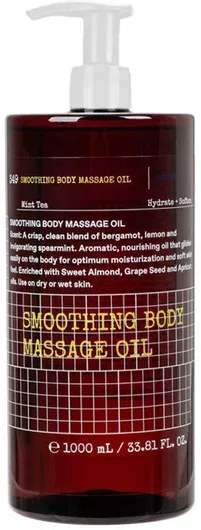 Λάδι Πολλασπλής Χρήσης Korres Smoothing Body Massage Oil Mint Tea με Αμυγδαλέλαιο & Σταφυλέλαιο 1000ml