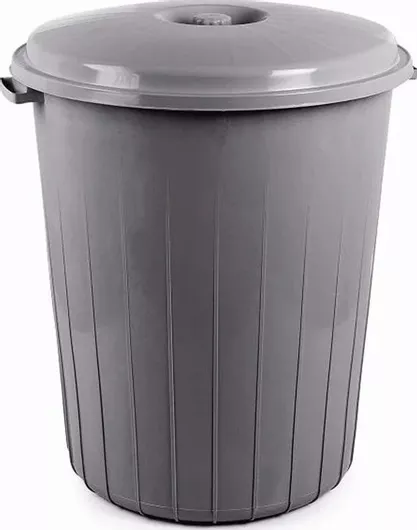 Κάδος Απορριμμάτων Πλαστικός 70lt Γκρι