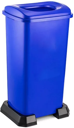 Κάδος Ανακύκλωσης Πλαστικός 4398 70lt Μπλε