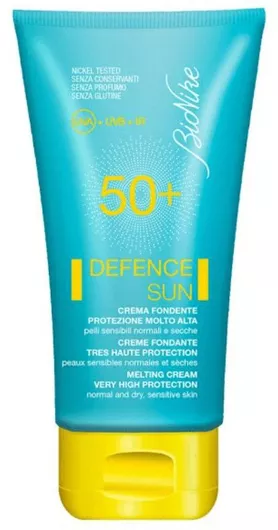 Αντηλιακό Προσώπου Bionike Defence Sun Melting Cream Αδιάβροχη Κρέμα SPF50 50ml