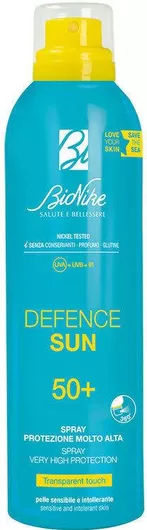 Bionike Defence Sun Αντηλιακή Λοσιόν για το Σώμα SPF50 σε Spray 200ml