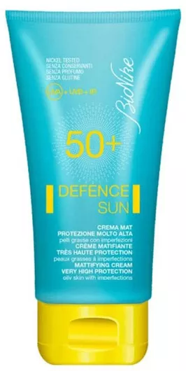 Αντηλιακό Προσώπου Bionike Defence Sun Crema Mat Κρέμα SPF50 50ml