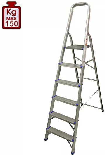 Σκάλα Αλουμινίου με 5+1 Σκαλοπάτια 47.5cm