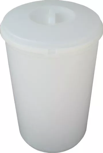 Κάδος Απορριμμάτων Viomes Πλαστικός Λευκό 60lt