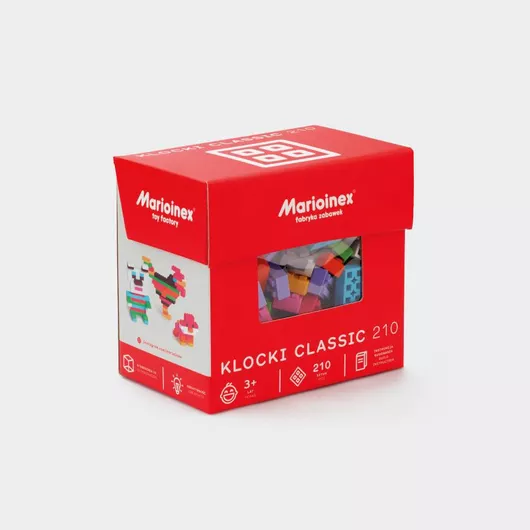 Τουβλάκι Marioinex Εκπαιδευτικά για 3+ Ετών 210τμχ