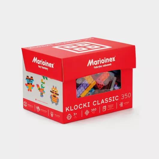 Τουβλάκι Marioinex Εκπαιδευτικά για 3+ Ετών 350τμχ