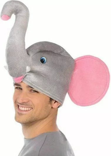 Αποκριάτικο Αξεσουάρ Καπέλο Ελέφαντας Γκρι
