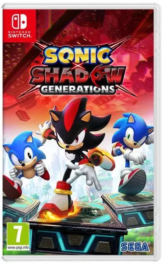 Sonic X Shadow Generations Switch Journal & Retro DLC Skin - Switch Game