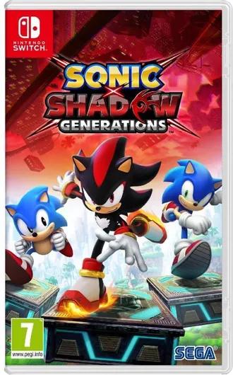 Sonic X Shadow Generations Switch Journal & Retro DLC Skin - Switch Game