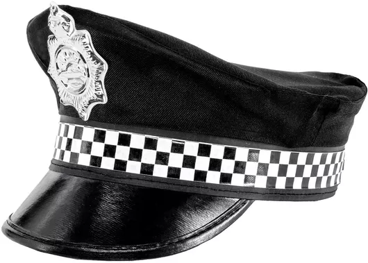 Αποκριάτικο Καπέλο Widmann Αστυνομικού Μαύρο
