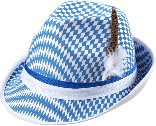 Αποκριάτικο Καπέλο Widmann Βαυαρικό Μπλε/Λευκό